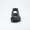 Entry Womens Ankle Wrap Molded Footbed Sandal with Adjustable Strap | Non-Slip Outsole | Womens Platform Sandals | Comfortable