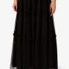 Women's Mesh Strapless Long Dress