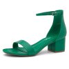310n1MvMGiL.jpg Women??s Low Heels ?C Open Toe Chunky Block Heeled Sandals with Ankle Strap | Comfortable Dressy Short Heels for Prom, Wedding,