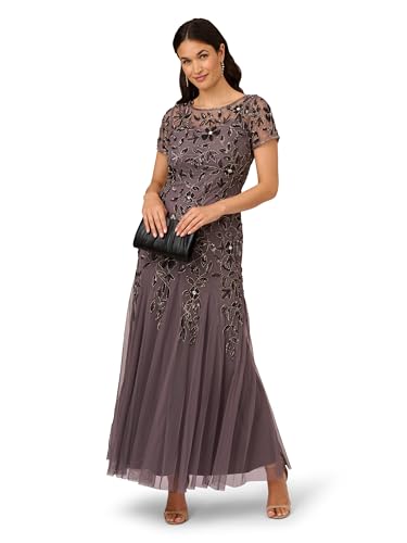 3160yDFcoL.jpg Women's Bead Long Dress with Godets