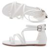 3172Ob96kcL.jpg Gladiator Sandals for Women ??Strappy Flat Sandals with Ankle Strap & Back Zipper | Fisherman Thong Strappy Style for Walking, &