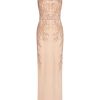Women's Beaded Column Long Dress