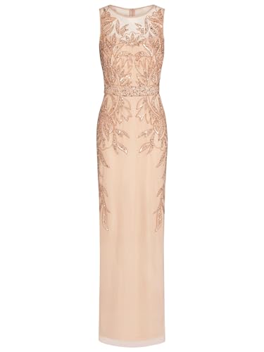 Women's Beaded Column Long Dress