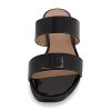 Women's Nolita two band low block heel slide sandal +Memory Foam and Wide Widths Available