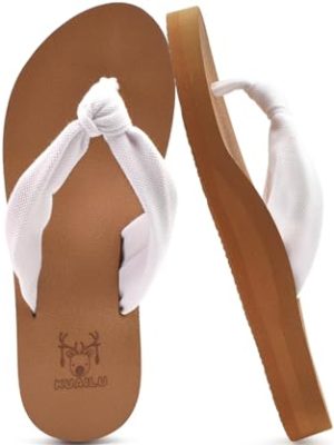 Flip Flops for Women with Arch Support Yoga Mat Comfortable Summer Beach Walking Thong Cushion Sandals Slip On Indoor Outdoor