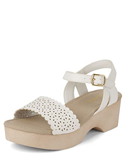 31CgZHM75rL.jpg Girl's Open Toe Low Heel Clog Sandals