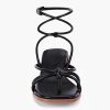 31F9l2GHlpL.jpg Womens Strappy Heels Sandals Thong Gladiator Square Open Toe Low Kitten Heeled Criss Cross Ankle Strap Summer Dress Wedding