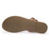 Women's Summer Strappy Flat Sandals, Adjustable Casual Fisherman Sandal with Open Toe Slingback Gladiator Sandals