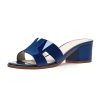 Women's Chunky Open Toe Low Block Heels Kitten Dressy Heels for Women Low Heel Sandals for Women Summer Comfy Heels