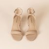 Women's Two Strap Heeled Sandal