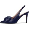 31OSW3bGMfL.jpg Women's Slingback Heels with Bow Pointed Toe Pumps with Elasticated Strap 3.3" High Heels for Evening Dress Shoes