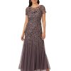 31SBDIl-XfL.jpg Women's Bead Long Dress with Godets