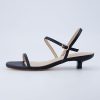 Soprano Women??s One Band Kitten Heel with Ankle Strap ?C Minimalist Dress Sandal with Memory Foam & Strappy Silhouette