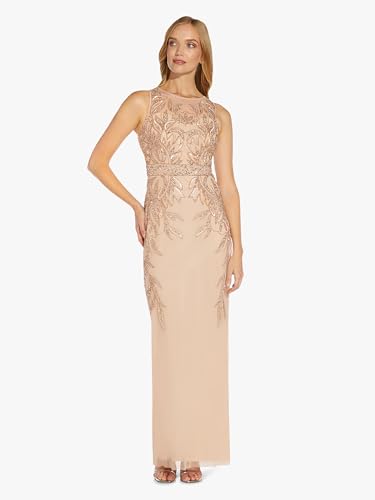 Women's Beaded Column Long Dress