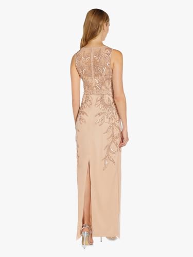 Women's Beaded Column Long Dress
