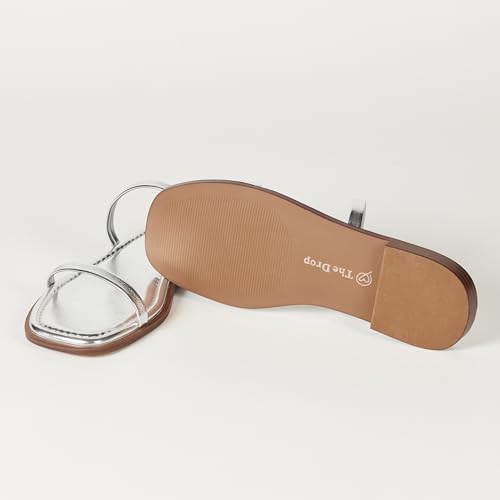 31VMkQ4YunL.jpg Women's Paris Square Toe Two Strap Flat Sandal