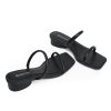 31ZVWuyYN1L.jpg Square Open Toe Heeled Sandals Women Two Strap Chunky Heel Sandals for Women Low Block Heel Sandal Dressy