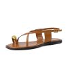 31cSVetNRaL.jpg Corfu Flat Sandals for Women ??Strappy Design with Toe Loop and Adjustable Ankle Strap ??Lightweight Summer Dress Sandal