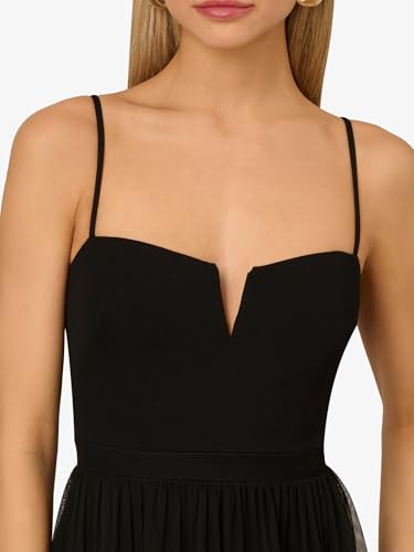 Women's Mesh Strapless Long Dress