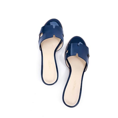 Women's Chunky Open Toe Low Block Heels Kitten Dressy Heels for Women Low Heel Sandals for Women Summer Comfy Heels