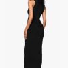 31kdeyYzknL.jpg Women's Long Stretchy Sleeveless V-Neck Ruched Wrap Dress