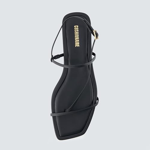 Glory Minimalist Strappy Womens Sandals ??Sleek Adjustable Back Strap Flat Sandals for Women