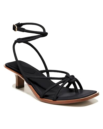 31nIrhLRGML.jpg Womens Strappy Heels Sandals Thong Gladiator Square Open Toe Low Kitten Heeled Criss Cross Ankle Strap Summer Dress Wedding