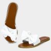 31nu6NeaYOL.jpg Women's Bow Knot Slides Open Toe Flat Sandals Summer Slip On Slippers