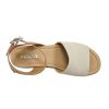 31sf1RqWH7L.jpg Topic Open Toe Buckle Ankle Strap Espadrilles Flatform Wedge Casual Sandal