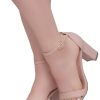31swCEcrmL.jpg Women's Low Heels - 3-Inch Chunky Block Heeled Sandals with Ankle Strap | Open Toe Short Heels | Comfy Dressy Strappy Sandals