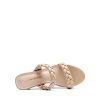 31tRiALZnXL.jpg Women's Two Braided Strap Low Heels for Women Open Toe Block Chunky Heels Sandals Holiday Party Wedding Dress Pumps Shoes