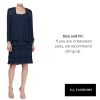 31yvo4ZgPVL.jpg Women's Mother of The Bride Jacket Dress with Sequined Cut Out Shoulder