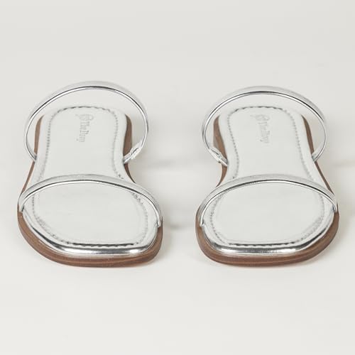 41-cQcxSTwL.jpg Women's Paris Square Toe Two Strap Flat Sandal