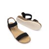 412mrZVwRXL.jpg Women's Comfortable Dressy Cork Low Wedge Heels Cute Summer One Band Casual Flat Sandals with Adjustable Ankle Strap