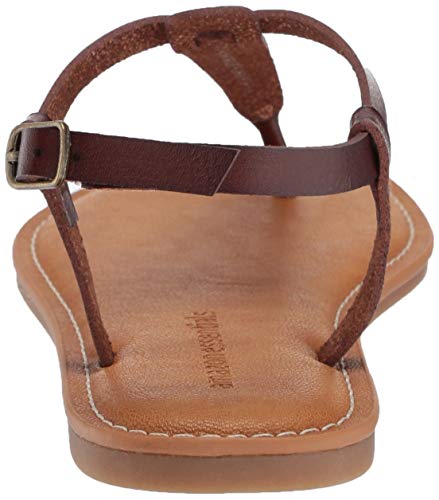 Women's Casual Thong Sandal with Ankle Strap