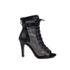 418Sy1UV78L.jpg Women's Mesh Sandals Peep Toe High Top Sandals Lace Up Summer Boots Buckle Strap Party Sexy Pump Shoes Open toe