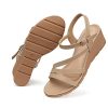 41ALdT6lqwL.jpg Wedge Sandals for Women Dressy: Summer Low Wedges Womens Comfortable Open Toe Sandal