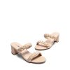 41BaGgs-1ML.jpg Women's Two Braided Strap Low Heels for Women Open Toe Block Chunky Heels Sandals Holiday Party Wedding Dress Pumps Shoes