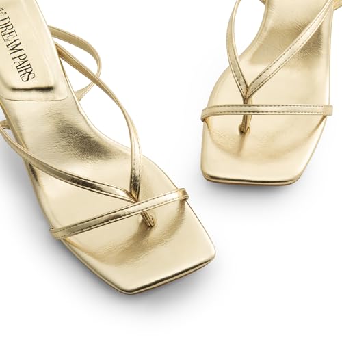 Women's kitten Low Strappy Lace Up Heels Open Square Toe Thong Ankle Strap Heels Sexy Fashion Comfort Dress Shoes Party