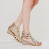 41CgJ1HCHHL.jpg Women's Slide Wedge Sandal Open Toe High Heel Zipper Back Platform