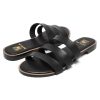 41CqoK6alSL.jpg Women's Flat Sandals Dressy Open Toe Round Toe Slide Sandals Comfortable Casual Beach Slip on Slippers for Summer