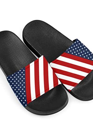 Novelty Patten Slippers for Women Men, Non-Slip Single Band Slide Sandals Open Toe Soft Sole Flat Sandals