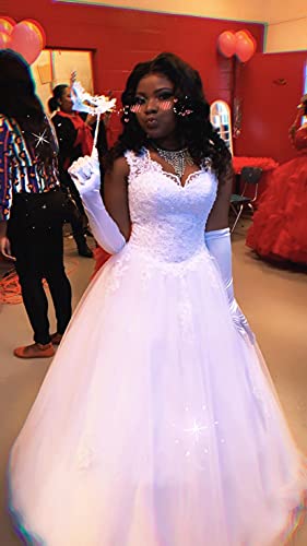 41IUpeoNaoS.jpg Ball Gown Quinceanera Dresses Sweet 16 Prom Party Princess Dress for Teens