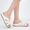 Womens Sandals Wedge Shoes: Dressy Summer Low Platform Slides Comfortable Walking Beach Sandals for Women 2025