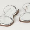 41MjgWQGtnL.jpg Women's Paris Square Toe Two Strap Flat Sandal