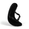 Flip Flops | Mens | Flat Classic Black | Exfoliating, Massaging and Relaxing | Comfortable & Lightweight Thong Sandals | 100%