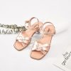 41WgdNoaxtL.jpg Women's Flat Slide Sandals - Casual Classic Simple Strappy Slip on Flat Summer Sandals.