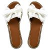 41c-x-z8UL.jpg Women's Bow Knot Slides Open Toe Flat Sandals Summer Slip On Slippers