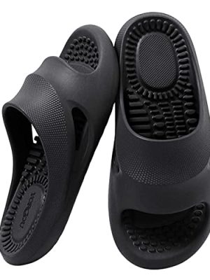 Massage Slippers Women Men Sandals Open Toe Shower Shoes Summer House Slippers for Bath Plantar Fasciitis Slides Ladies Girls