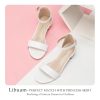 41dPWn3ZALL.jpg Girls fashion Sandals Heels Dress Pump Ankle Strap Open Toe Flower Girl Wedding Party for Little Big Kid